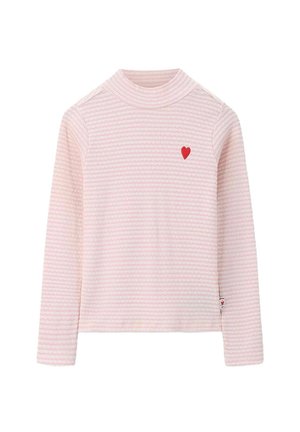GESTREIFTES - Long sleeved top - hellrosa