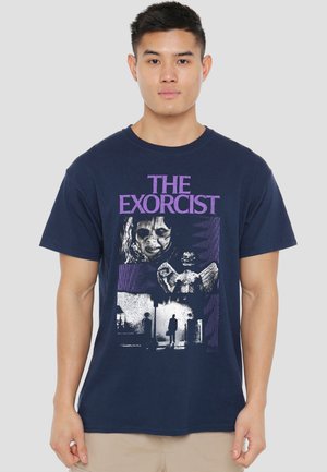 Cotton Soul, THE EXORCIST/WHAT AN EXCELLENT DAY - Print T-shirt - dark blue