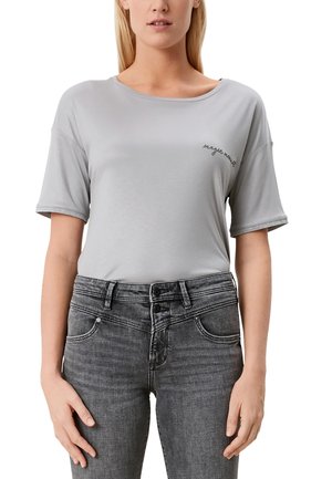Print T-shirt - light grey