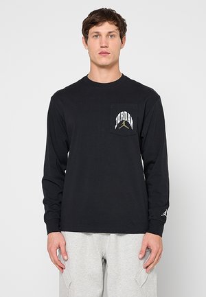 POCKET CREW - Camiseta de manga larga - black sail