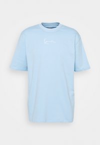 SMALL SIGNATURE TEE UNISEX - Potiskana majica - light blue