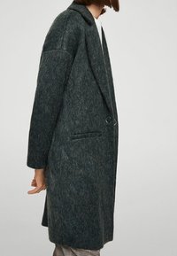 Mango Cappotto classico - green
