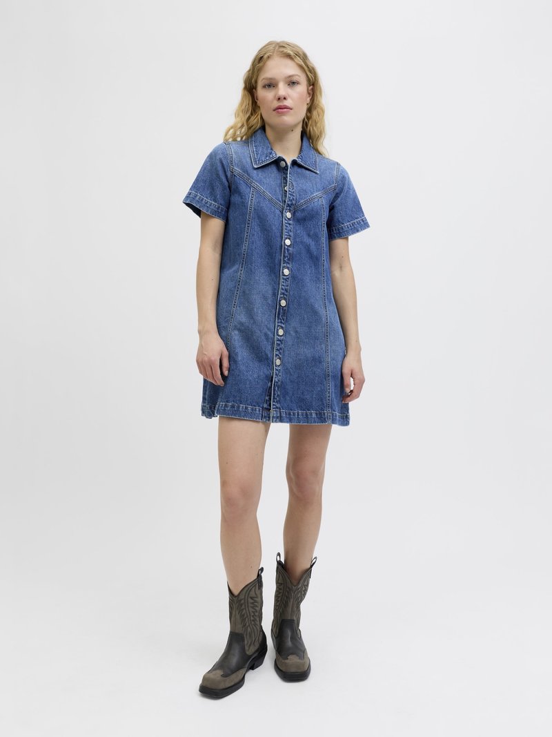 Robe D'été Denim Swing – Taille 40, Coupe Bustier, Occasion Très Bon état