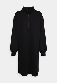 IMA ZIP DRESS - Vestido de malha - black