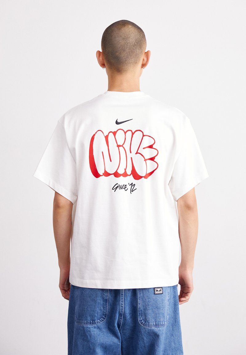 Nike Sportswear SOLO TEE - Majica kratkih rukava s printom - white/black