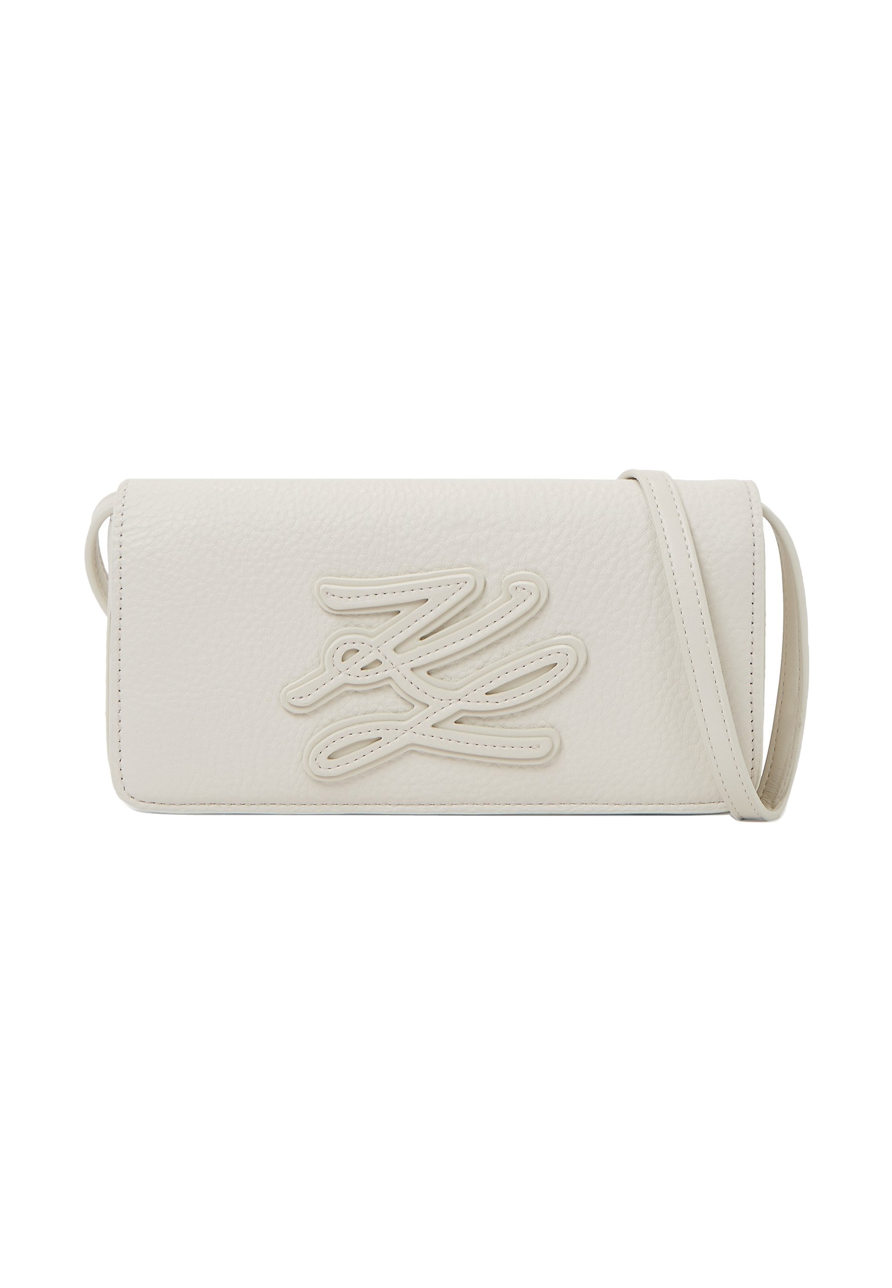 KARL LAGERFELD MINI K/AUTOGRAPH FLAP - Geantă crossbody - off