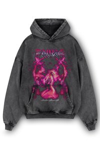 SACRIFICE UNISEX - Φούτερ με κουκούλα - black washed