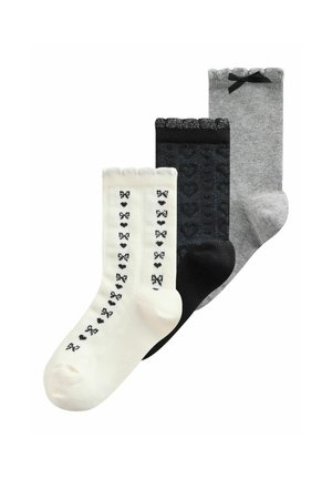 Next, 3 PACK - Socks - black, white and grey