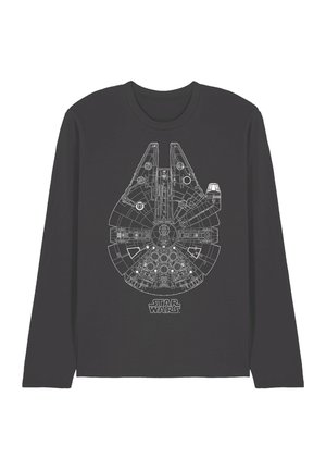 MILLENIUM LINES - Long sleeved top - anthracite