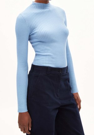 Svetr - mottled light blue