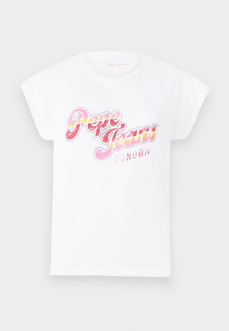 Pepe Jeans T-shirt print wit Pepe Jeans T-shirt print wit