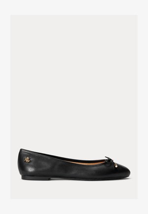 Lauren Ralph Lauren JAYNA LEATHER FLAT - Ballerine - black