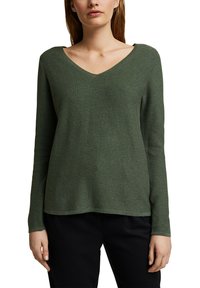 Esprit Pulover - khaki green