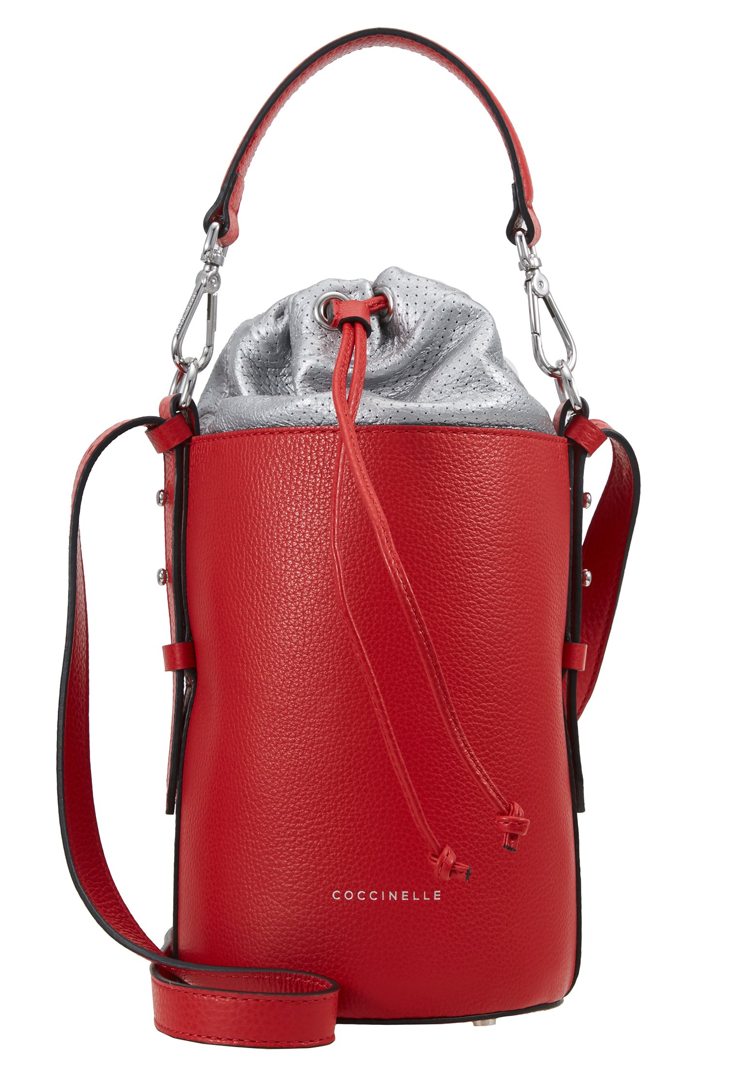 Coccinelle BORSA VITELLO FORATA Håndveske blanchesilver Coccinelle BORSA VITELLO FORATA Håndveske blanchesilver