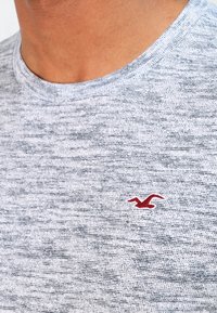 Hollister Co. T-shirt imprimé - mottled light blue