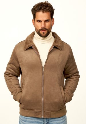 ÜBERGANGS - Bomber Jacket - braun
