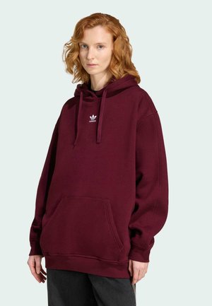 OVERSIZED - Kapuzenpullover - maroon