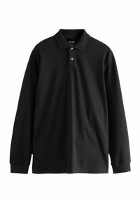 LONG SLEEVE  - REGULAR FIT - Bluză polo - black