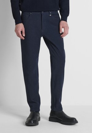 Antony Morato, PANTALONI ARGON SLIM ANKLE LENGHT FIT - Chino - blue-grey