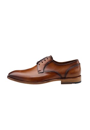 NOBEL  - Smart lace-ups - cognac
