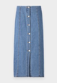 VMLENE BUTTON SKIRT - Suknja od trapera - medium blue denim
