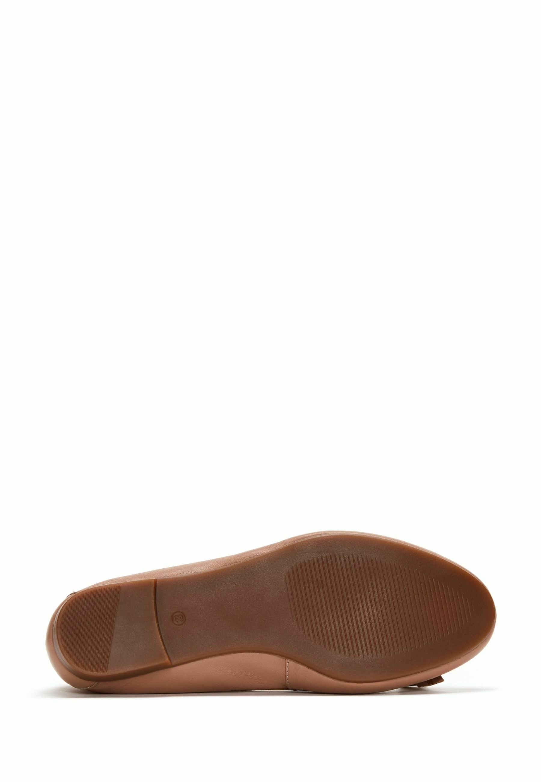 Sperry Ballerine Donna Piper – Pelle Marrone Chiara, Suola Flessibile E Plantare OrthoLite, Taglia 39 EU