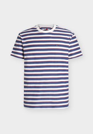 Tommy Jeans, STRIPE TEE - Μπλουζάκι με στάμπα - blue storm