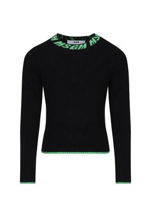 R.D.D. ROYAL DENIM DIVISION MIT EINFARBIG PULLOVER - Maglione - black