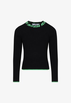 R.D.D. ROYAL DENIM DIVISION MIT EINFARBIG PULLOVER - Maglione - black R.D.D. ROYAL DENIM DIVISION MIT EINFARBIG PULLOVER - Maglione - black