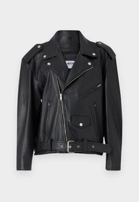 PUNK - Leather jacket - fantasia nero