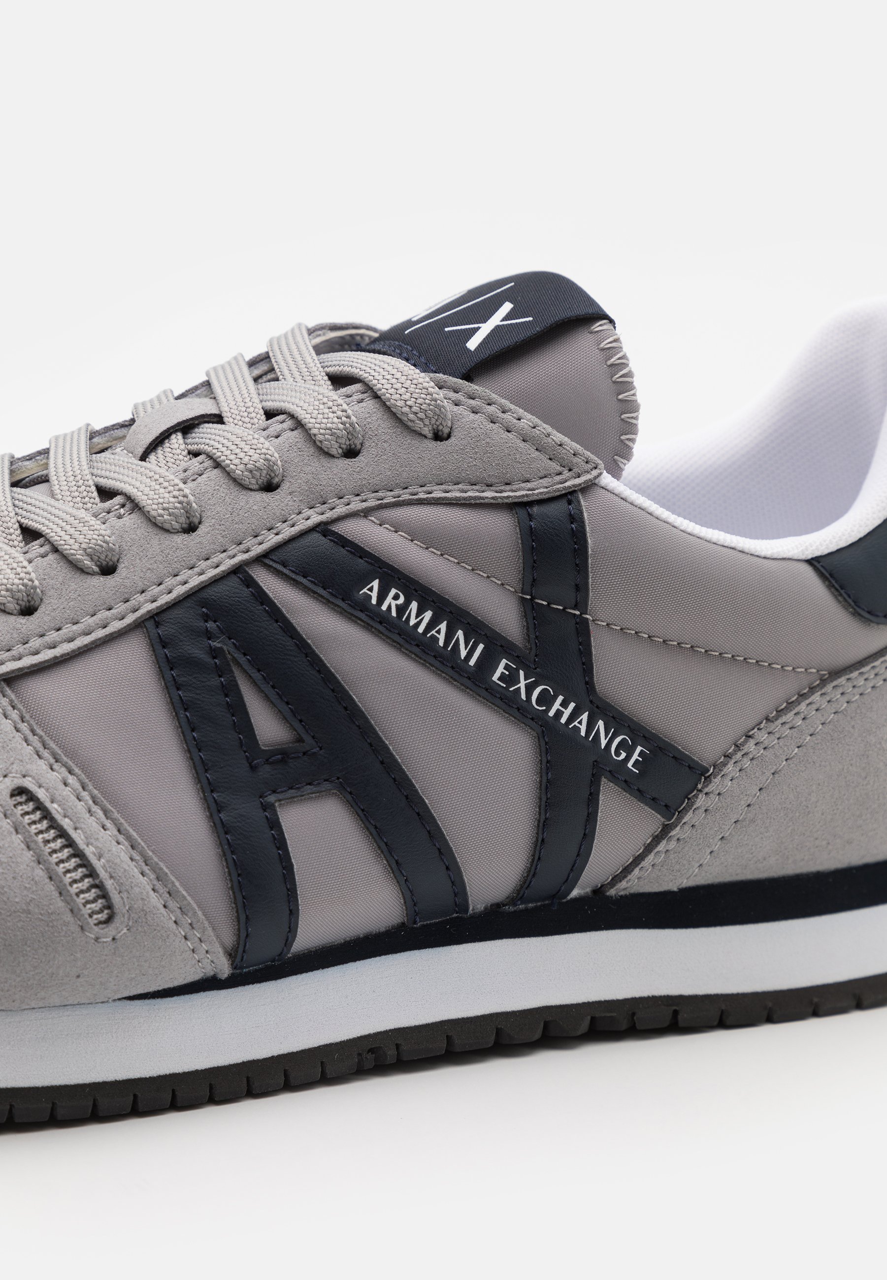 Armani Exchange Sneakers basse - grey/navy/grigio - Zalando