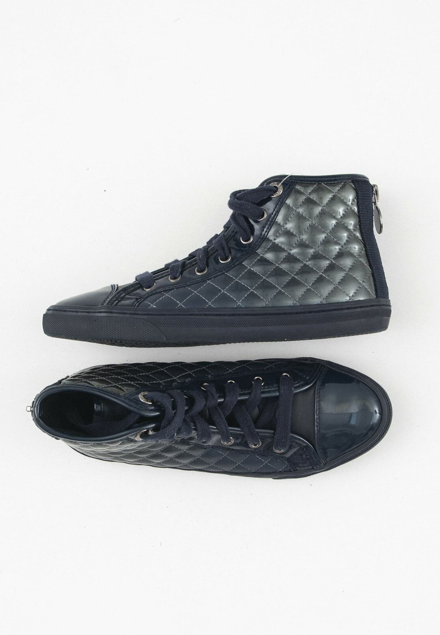 Geox Sneakers hoog - blue/Blauw - Zalando.nl