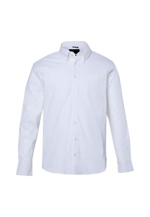 JP1880, SHIRT, LONG SLEEVE, MODERN FIT, TEXTURED, BUTTON-DOWN COLLAR, UP TO 8XL - Skjorter - snow white