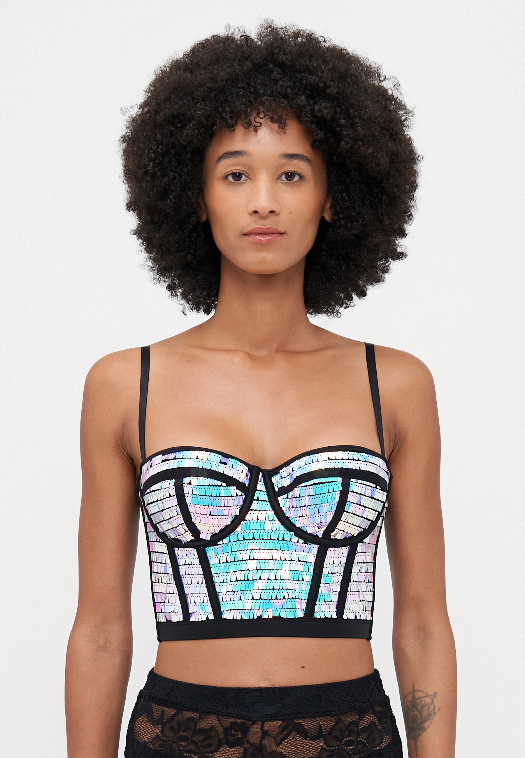 Haut Chemisier Femme Sans Manches ANN TAYLOR En Soie Multicolore - Taille 6 (S) Occasion Très Bon état