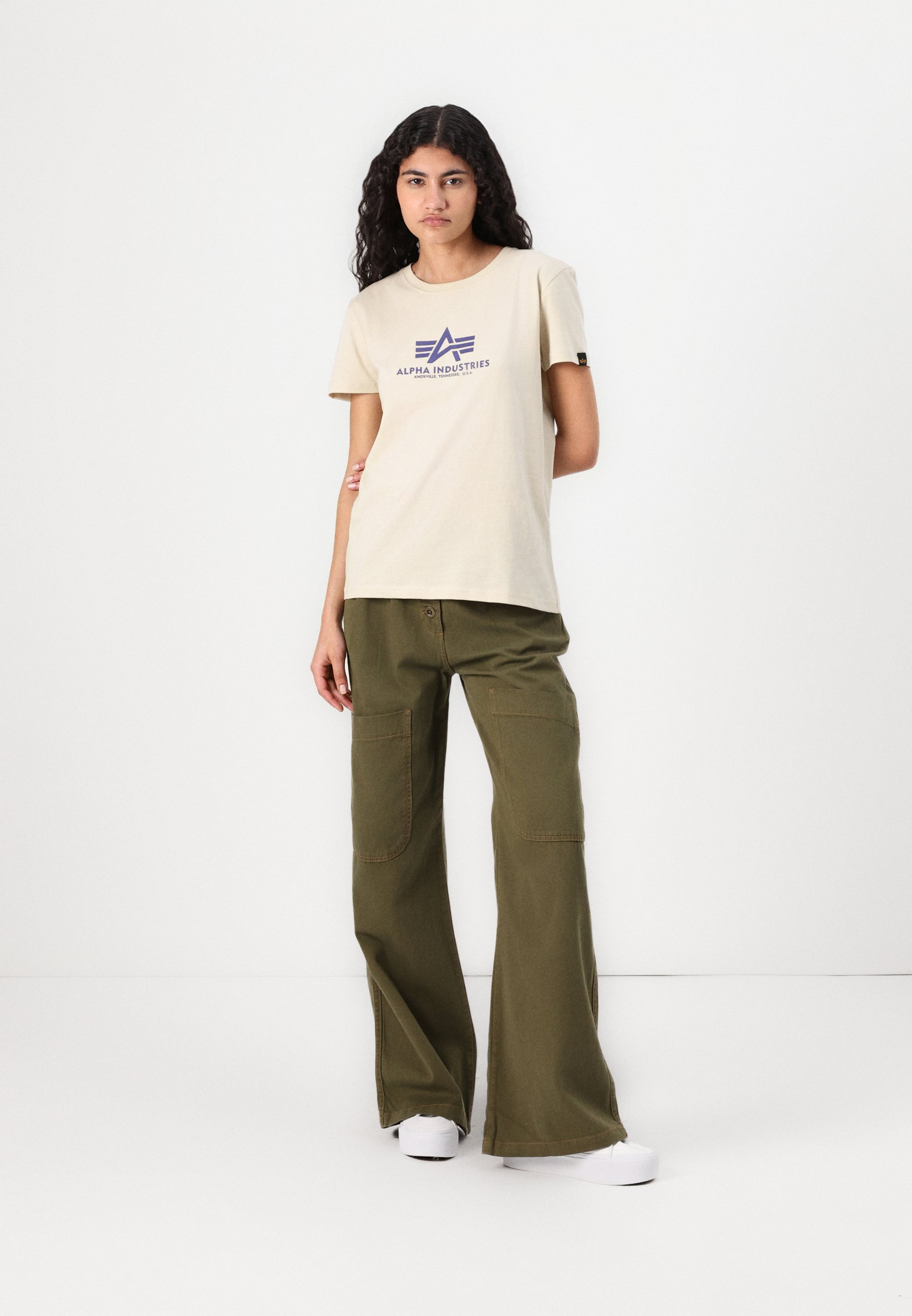 パンツ loliiev sailorpants Alpha Industries SAILOR - Trousers - dark olive/dark green