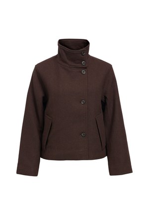 Object, OBJRIKI RE SHORT JACKET NOOS - Veste mi-saison - seal brown