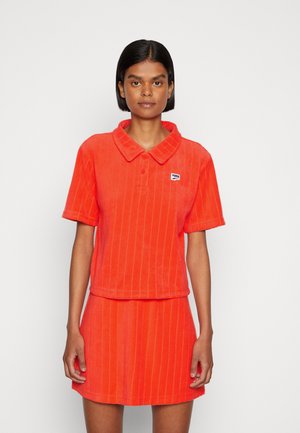 DOWNTOWN RELAXED TOWELING - Polo - firelight