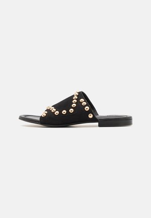 Pantolette flach - black