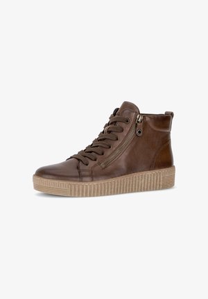 Gabor, GABOR SNEAKER HIGH - High-top trainers - saddle effect