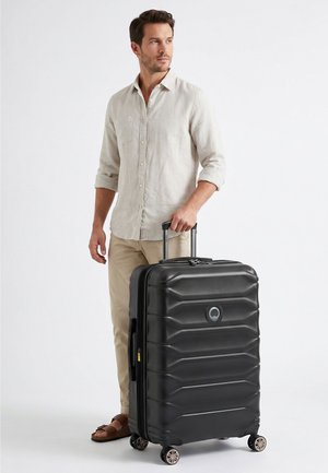 Delsey Paris, METEOR 4 ROLLEN TROLLEY L 78 CM MIT DEHNFALTE UNISEX - Valise - deep black