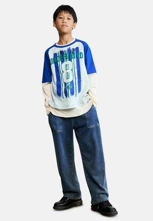 Desigual, DOUBLE-SLEEVE T-SHIRT - Longsleeve - blue
