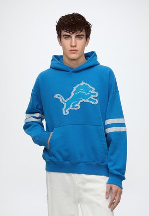 Abercrombie & Fitch, NFL ARMBARS LIONS  - Суитшърт с качулка - light blue