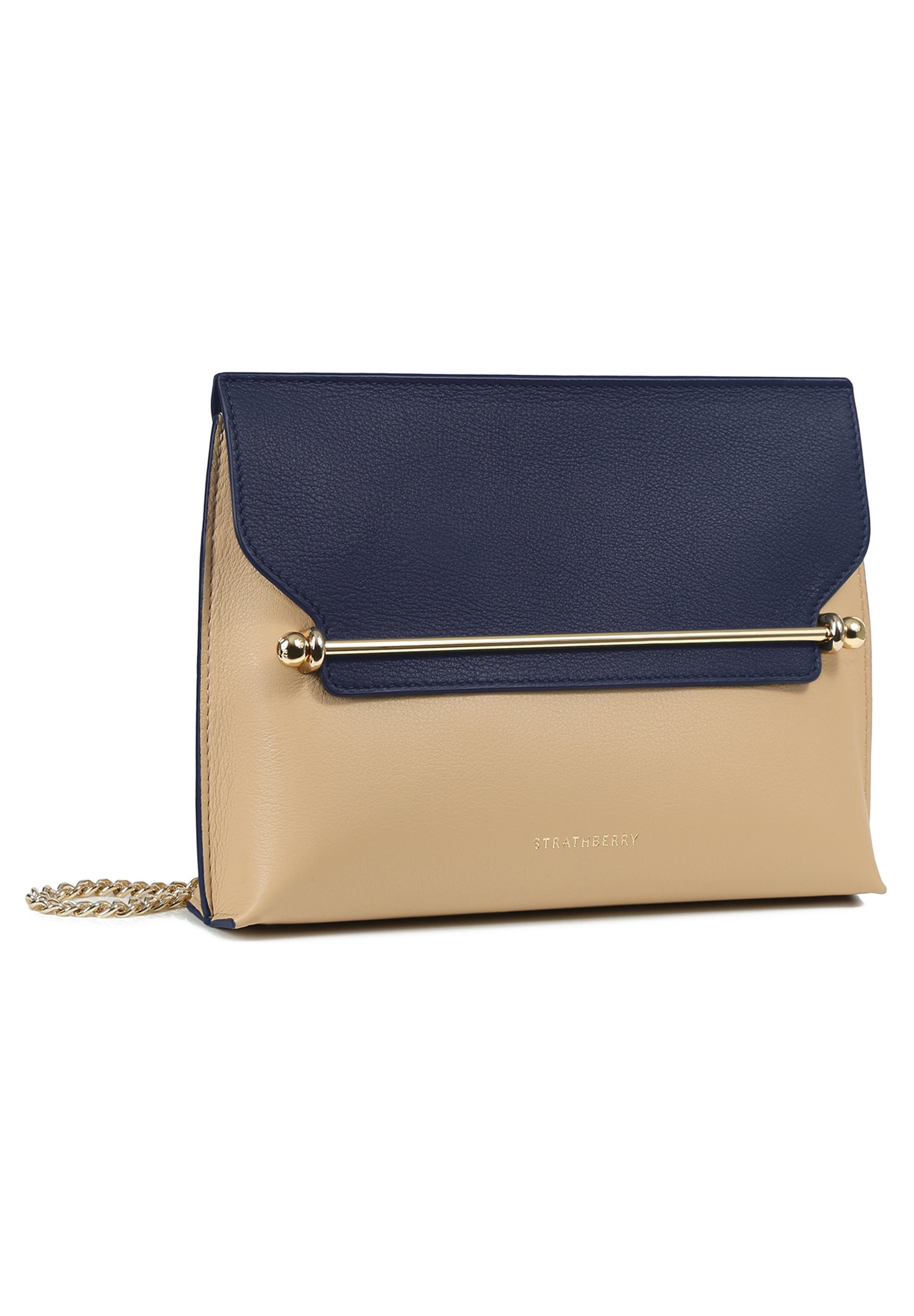 Strathberry STYLIST - Schoudertas - latte/navy/beige - Zalando.nl