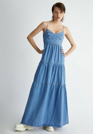 SOHI HAIR BAND SU BANYAN - Maxikleid - blue denim