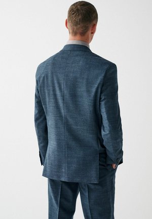 REGULAR FIT WOOL SUIT: JACKET - Suit jacket - blue