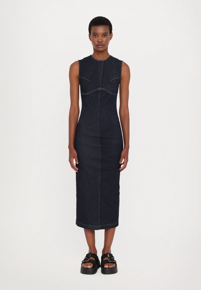 Sportmax GERANIO - Robe en jean - midnight blue