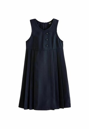 BUTTON FRONT LONG PINAFORE - REGULAR FIT - Hverdagskjole - navy blue