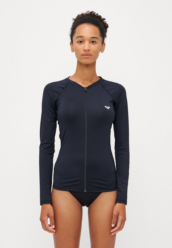 NEW ESSENTIALS ZIPPED - Bikini-Top - anthracite