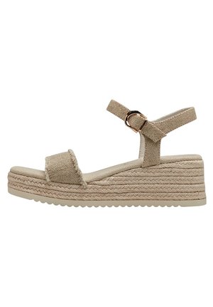 Wedge sandals - beige