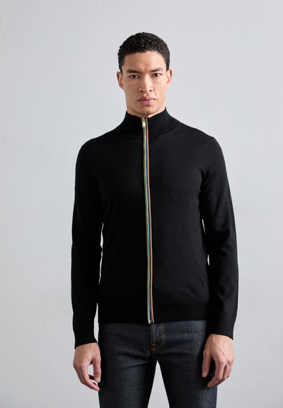 Paul Smith MEN CARDIGAN ZIP - Ζακέτα - black